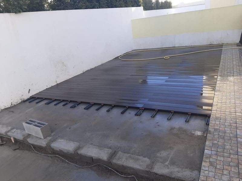 Deck em construção